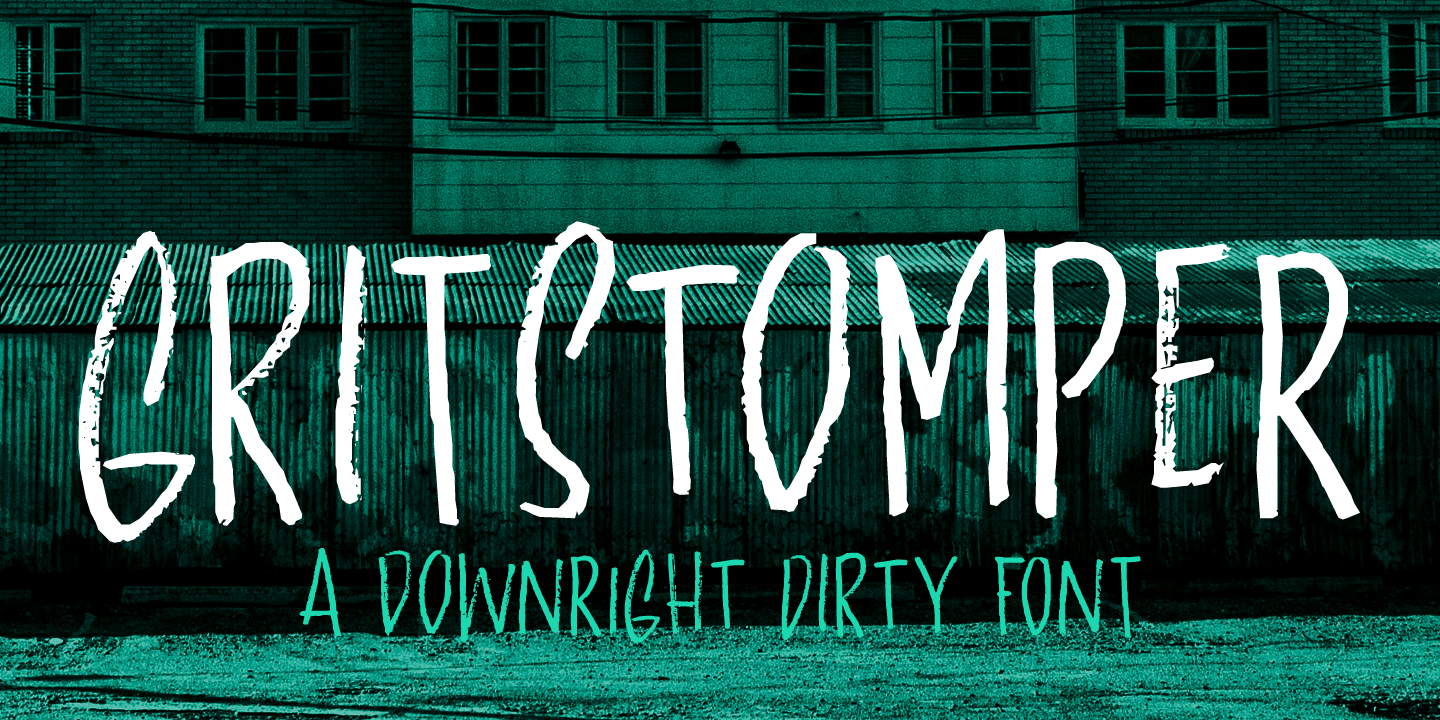 Example font Gritstomper #6